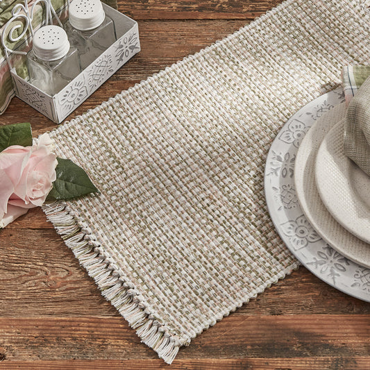 Basket Weave - 36" Table Runner (Meadow)
