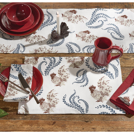 Fancy Chickens - 36" Runner